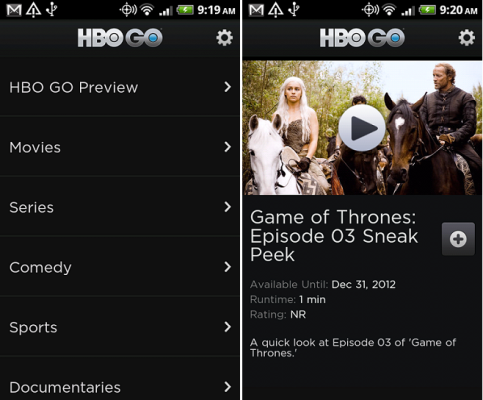 HBO Go Android App How to Watch TV on Android Phone or Tablet